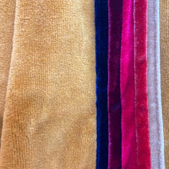 Aviator Nation Gold Velour Joggers Size L - Picture 5 of 5